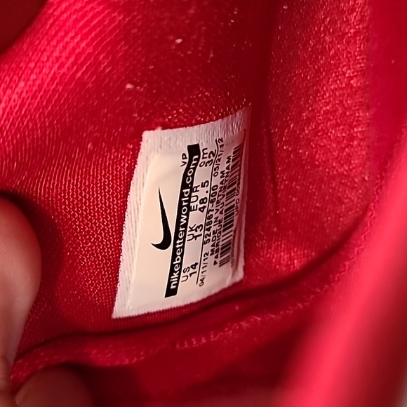 Nike Air Max Hyper Aggressor TB Gym Red White Mens Sneakers 524867-600 Size 14 - Picture 7 of 16